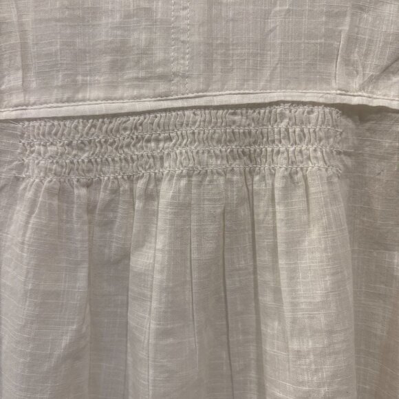 Free People "Maraya Ruched Puff-Sleeve" Cotton Blouse - Picture 7 of 9